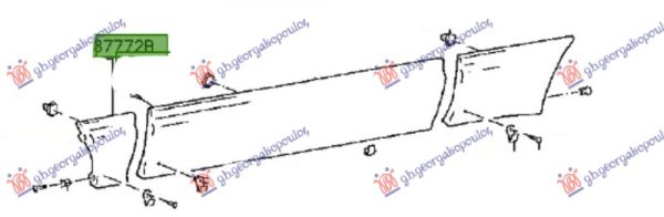 FENDER MOULDING FRONT