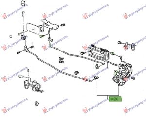 REAR DOOR LOCK