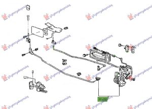 REAR DOOR LOCK