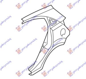 REAR FENDER 5D (O)