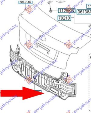 REAR PANEL 4D (O)