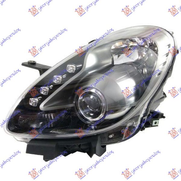 FAR ELEKTRICNI TITANIUM SA LED DNEVNIM SVETLOM (MARELLI) LEVO