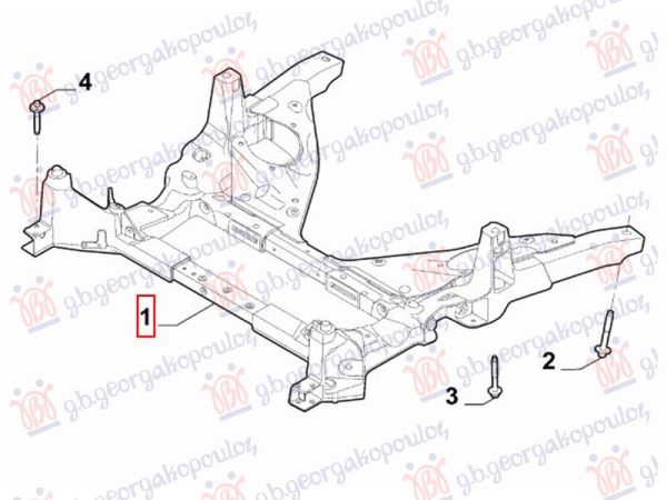 ENGINE MOUNT (O)