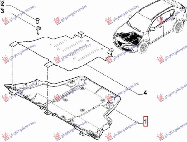 COVER ENGINE PLASTIIC (O)