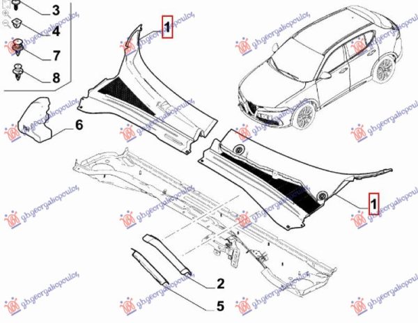 WIPPER PANEL PLASTIC (O)