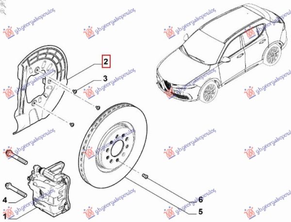 SPLASH PANEL BRAKE DISC FRONT (O)