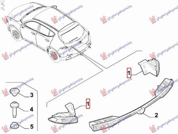 TAIL LAMP OUTER LED (O)