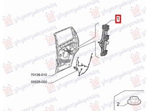 REAR WINDOW REGULATOR ELECTRICAL (O)