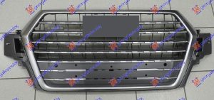 GRILLE (GREY) (W/SILVER FRAME) (W/2 PDC)