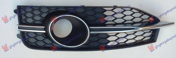 FRONT BUMPER GRILLE BLACK (W/ACC) (W/ CHROME MOULDING) (S7)