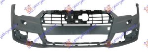 FRONT BUMPER PRIMED (W/2 PDC & WASHER HOLES)