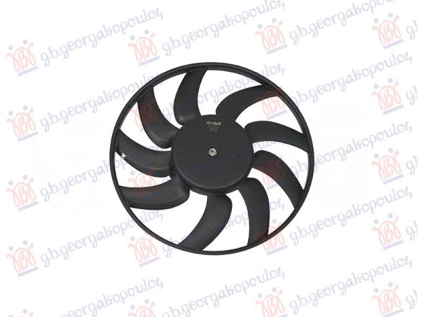 VENTILATOR BENZIN/DIZEL (MOTOR+ELISA) (LEVO) (380mm) (2 PIN)