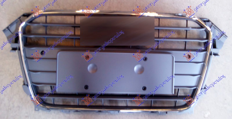 PVC MASKA SIVA (HROM OKVIR) (KRATAK DRZAC TABLICE) (2 PDC SENZORA)