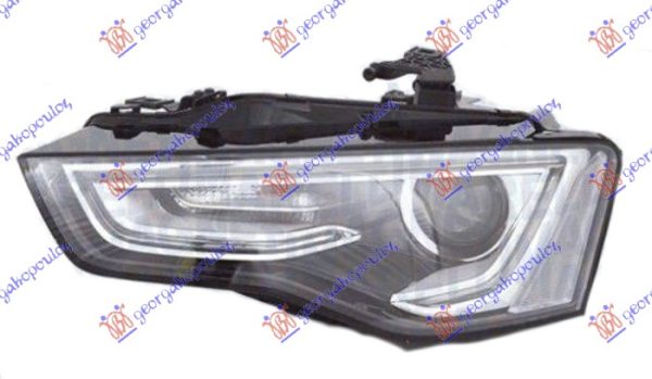 HEAD LAMP Bi-XENON BLACK (W/LED DRL) (E) (MARELLI)