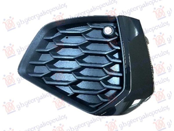 FRONT BUMPER GRILLE (BLACK W/BLACK MOULDING) (W/1 PDC) (S-LINE)