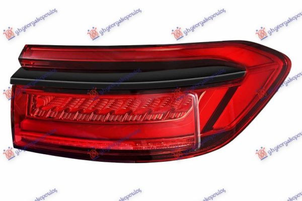 TAIL LAMP LED (W/BLACK MOULDING) (HELLA)