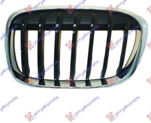 PVC MASKA HROM/CRNA (BASIC) LEVO