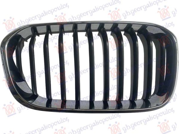 GRILLE SIDE PIECE (BLACK/CHROME) (BASIS)