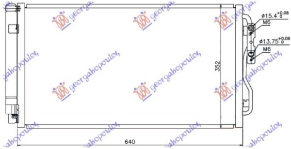 CONDENSER PETROL/DIESEL (600x340x16) (KOYO)
