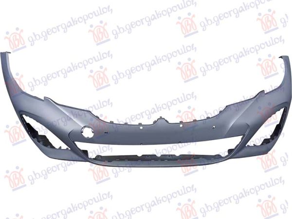 FRONT BUMPER PRIMED (W/2 PDC & CAMERA HOLES) (M-SPORT)