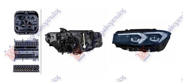 HEAD LAMP FULL LED BLACK (HELLA)
