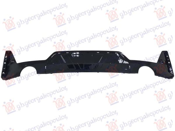 REAR BUMPER SPOILER (GLOSS BLACK) (W/2 PDC HOLES) (SDN/G20) (W/2 ROUND EXHAUST HOLES) (M-PERFORMANCE/330i