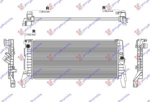 RADIATOR 1.5-2.0 DIESEL MANUAL (680x299) (MAHLE PREMIUM LINE)