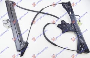 PODIZAC PREDNJEG PROZORA 3 VRATA ELEKTRICNI (BEZ MOTORA) LEVO