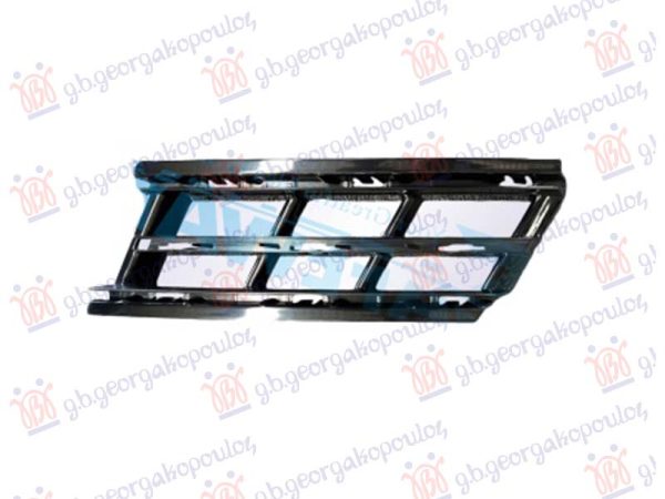 FRONT BUMPER GRILLE (W/CHROME MOULDING HOLES)