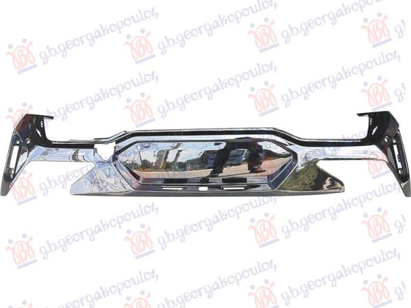 REAR BUMPER LOWER PAINTED BLACK (M-SPORT) (W/4 PDC & CAMERA HOLES)
