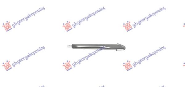 FRONT BUMPER GRILLE MOULDING (SUMMIT) CHROME SATIN NICKEL