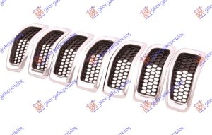 PVC MASKA KOMPLET CRNA (HROM OKVIR) (SET 7 KOM)