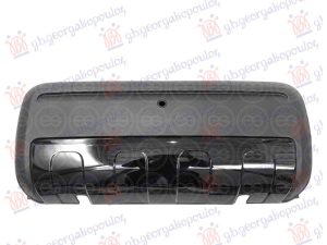 REAR BUMPER MOULDING (W/PDC HOLE) (W/BLACK GLOSSY COVER) (SPORT)
