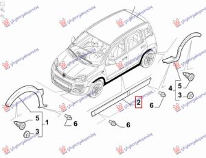 SAJTNA PLASTICNA (CROSS/4x4/TREKKING) (O) LEVO