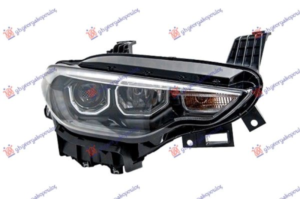 FAR ELEKTRICNI SIVI (H7/H7) SA LED DNEVNIM SVETLOM (MARELLI) DESNO