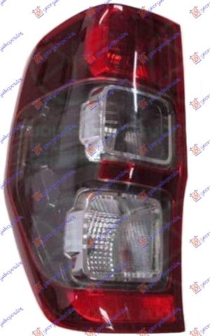STOP LAMPA SIVA (BEZ MAGLENKE) (SA RIKVERC SVETLOM) (TYC) LEVO
