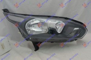 HEAD LAMP ELECTRICAL BLACK (CLEAR LAMP & CLEAR REFLECTOR) (VALEO)