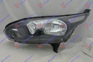 HEAD LAMP ELECTRICAL BLACK (CLEAR LAMP & CLEAR REFLECTOR) (VALEO)
