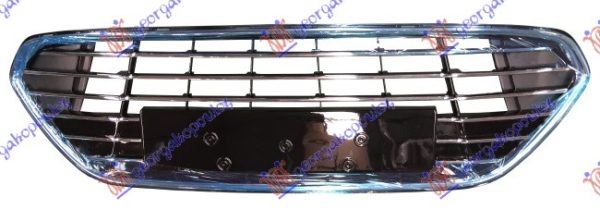 CENTRALNA RESETKA HROM/CRNA (HROM OKVIR)