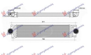 HLADNJAK INTERKULERA 1.5-1.6 TDCi - 2.0 (T7CE) TDCi DIZEL (655x155x40)
