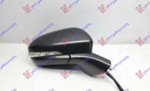 RETROVIZOR ELEKTRICNI SA GREJACEM PM (ELEKTRO-SKLOPIV) (MIGAVAC) (SVETLO) (MRTAV UGAO) NOSAC PM (ASFERICNO STAKLO) DESNO