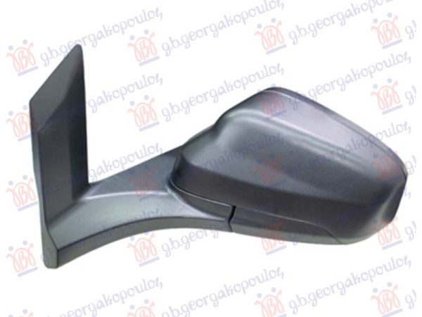 DOOR MIRROR MANUAL BLACK 2017- (ASPHERICAL GLASS)