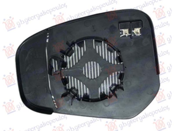 DOOR MIRROR GLASS HEATED 2017- (ASPHERICAL GLASS)