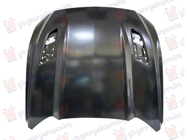 HOOD (ALLUMINIUM) WITH SCOOP HOLES