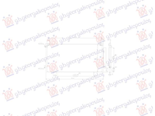 CONDENSER 1.5 VTEC-TURBO (725x360) (KOYO)