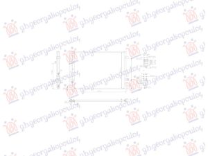 CONDENSER 1.0 T-GDi PETROL -1.1-1.4 CRDi DIESEL (500x370x16) (KOYO)