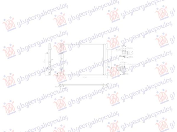 CONDENSER 1.0 T-GDi PETROL -1.1-1.4 CRDi DIESEL (500x370x16) (KOYO)