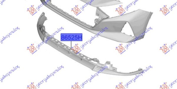 FRONT BUMPER LOWER GLOSSY BLK (O)