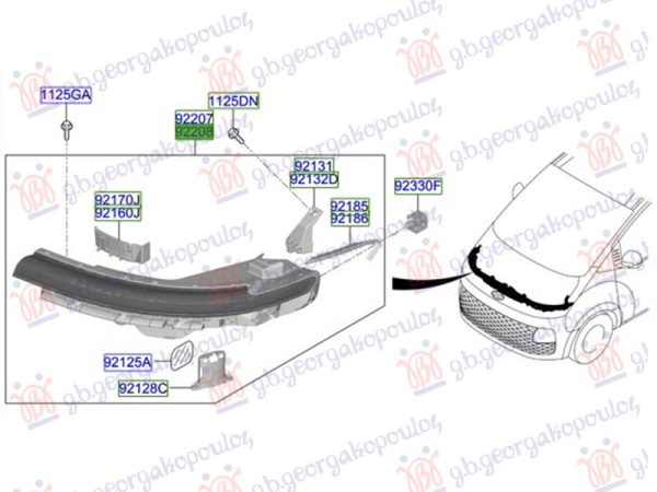 DAYTIME RUNNING LIGHT LED (O)