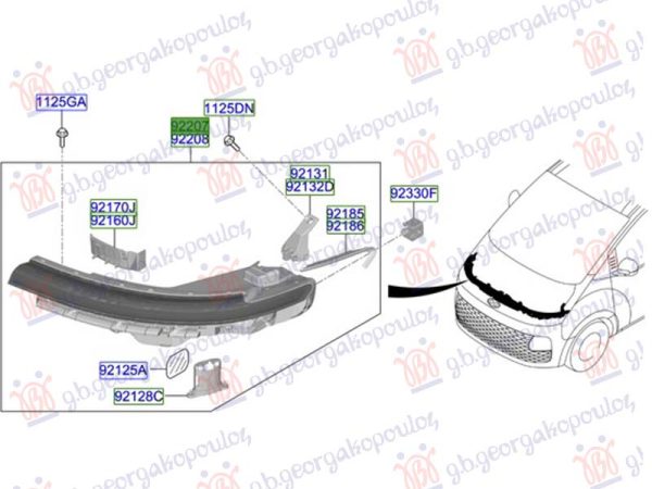 DAYTIME RUNNING LIGHT LED (O)